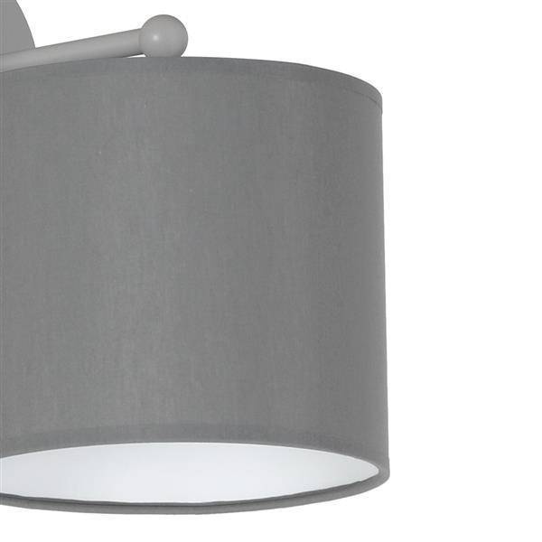 NOWOCZESNY KINKIET BARI GREY 1xE27 MLP4683