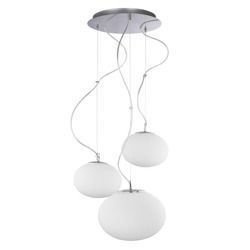 Trzypunktowa lampa wisząca NUAGE kule 7027