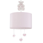 Różowa lampa do pokoju dziewczynki  HONEY 47cm
