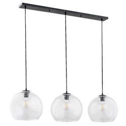 Lampa wisząca ALFA VALENCIA CZARNA 3xE27 30cm | 63049