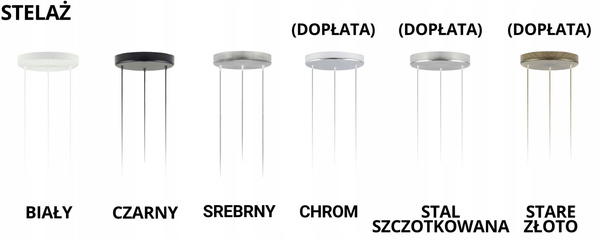 Lampa wisząca do pokoju dziecka kolorowa Bajkowy Diamencik 3xE27 Led 