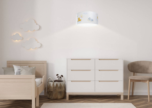 Lampa dla chłopca i dziewczynki Rakiety w Kosmosie 40 cm
