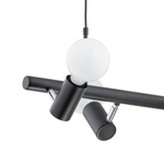 Lampa wisząca ALDO Black szer. 78cm w stylu nowoczesnym