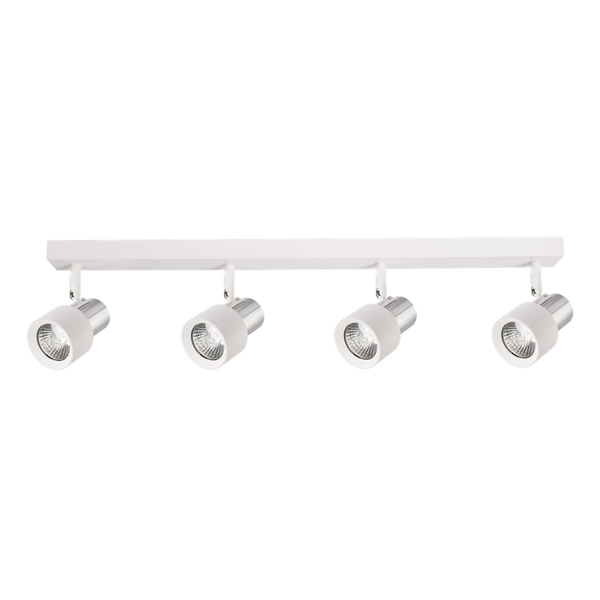 Lampa Sufitowa Cino 4xGU10 Biały + Chrom