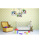 Lampa do pokoju dziecięcego z motywem piłki nożnej typ pająk Mix 5xE27 led