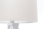 Lampa podłogowa dla dziewczynki i chłopca jasnokremowa trójnóg Jasmine