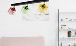 Lampa do pokoju młodzieżowego w stylu loft Listwa Edison Koszyk 3