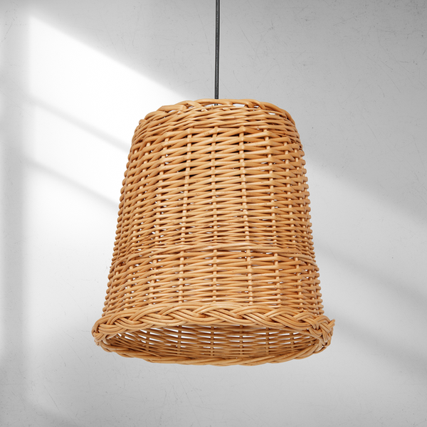 Lampa wisząca VIMINI, MLP7990, czarny/naturalne drewno, 1x60W E27