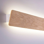 Liniowy kinkiet OSLO 98cm drewno  9634