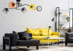Lampa sufitowa do pokoju dziecięcego w stylu loft Edison Koszyk 4xE27 LED