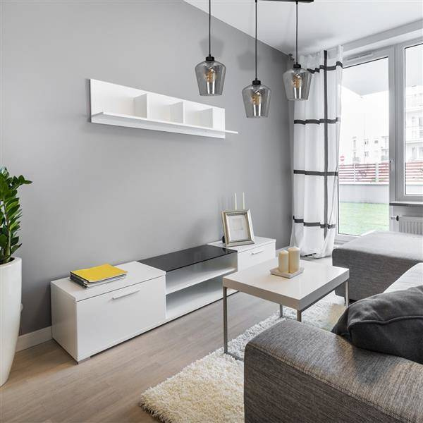 Lampa wisząca listwa SANTIAGO SMOKED 3xE27
