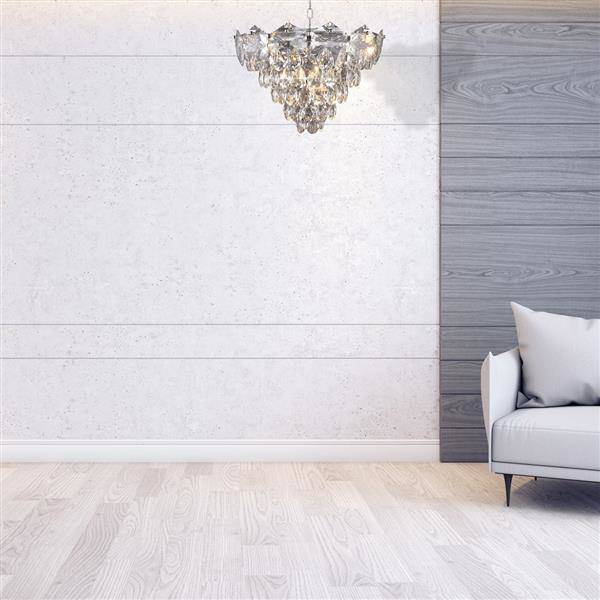 Żyrandol glamour SELENA CHROME ML5987