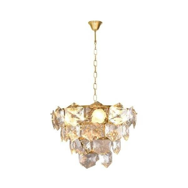 Żyrandol glamour DIANA GOLD ML5986