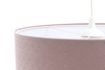 Lampa sufitowa do pokoju dziewczynki różowa duża Jasmine średnica 60 cm