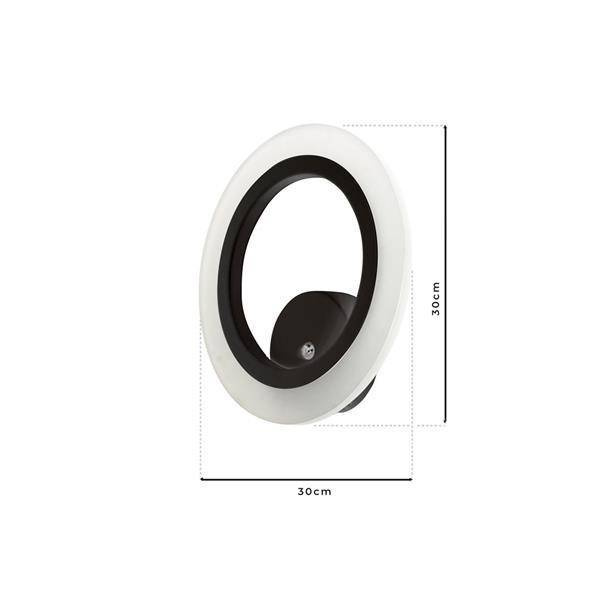 Lampa ścienna / Kinkiet okrąg LED 30cm