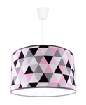 Lampa do pokoju dziecięcego z kolorowym z abażurem   