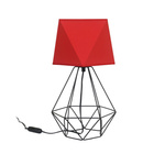 Lampka nocna dla dziewczynki różowa Diament 1XE27 Led 