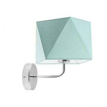 Kinkiet do pokoju dziecięcego miętowy Turyn