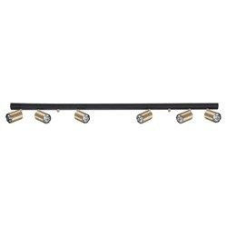 Listwa sufitowa kinkiet EYE SPOT BRASS  VI mosiądz szer. 119cm