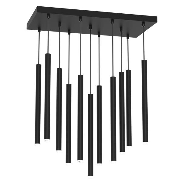 Lampa wisząca MONZA, MLP8844, czarna, 11x8W G9