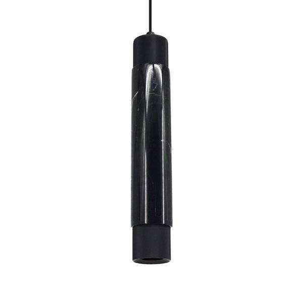 Nowoczesna lampa wisząca MARBLE BLACK 1xGU10 ML6339