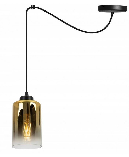 Nowoczesna Regulowana Lampa ze Szklanym Kloszem Loftowa