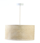 Lampa w stylu Boho Rotang z naturalnego ratanu- średnica 40 cm 