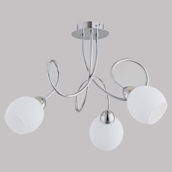 Lampa sufitowa FLORIDA III chrom/biały śr. 45cm