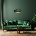 Lampa wisząca LINCOLN, MLP8032, 35 cm, zielony/złoty, 1x60W E27