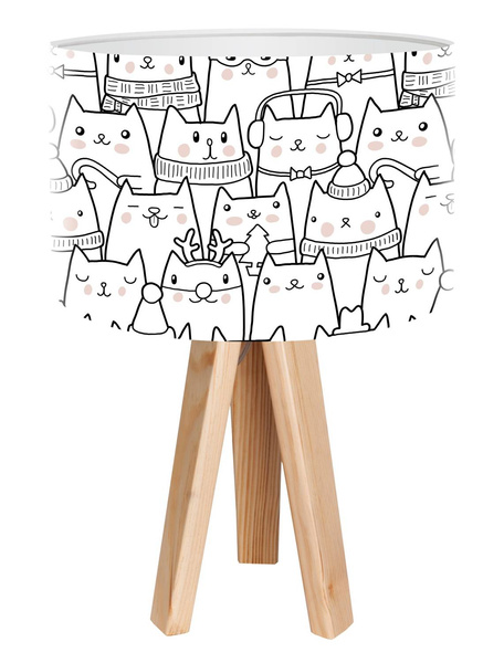 Lampa dziecięca podłogowa Wesołe Kotki 