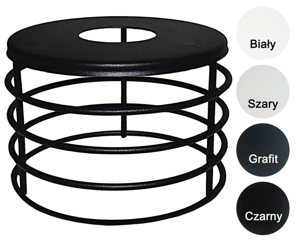 Lampa do pokoju dziecięcego czarna loft Koszyk 5