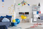  Lampa sufitowa do pokoju dziecięcego kolorowa Mondo 4 Loft 