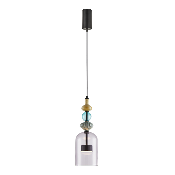 Lampa wisząca ARTE 12W LED śr. 13cm czarna