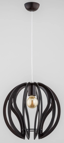 Lampa wisząca ALFA BLADE DREWNIANA 1xE27 39cm | 60725