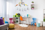 Lampa sufitowa do pokoju dziecka kolorowa w stylu loft Mondo 1001/5MX4