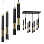 Lampa wisząca DALLAS GOLD 8xGU10 MLP6551
