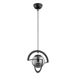 Lampa wisząca ALFA CABRIO CZARNA 1xE14 24cm | 60868