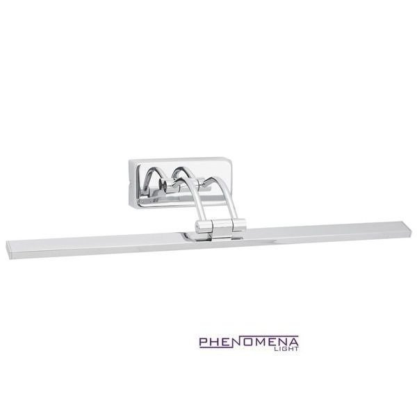 Kinkiet nad lustro lub obraz MONET LED chrom M 45cm