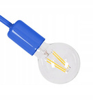 Lampa sufitowa do pokoju dziecka niebieska Magiczny Zawijas 5xE27 Led 