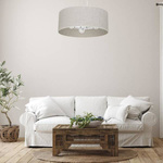 Lampa wisząca LINO, MLP7501, biały/szary, 3x60W E27