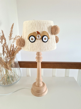 Lampka nocna w stylu Boho dla chłopca Autka