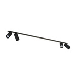Lampa punktowa podtynkowa MONO SURFACE IV szer. 118cm GU10 | czarny