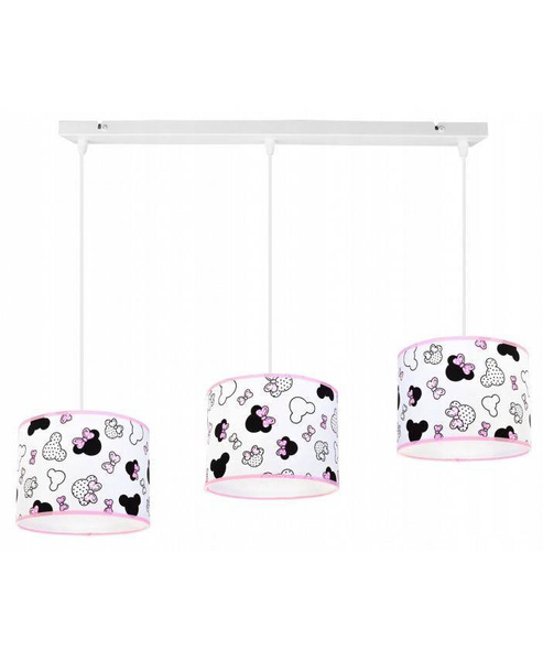 Lampa do pokoju dziewczynki z abażurem regulowana 