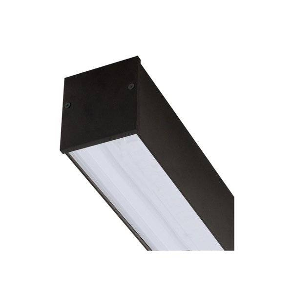 Liniowa lampa wisząca do biura CL OFFICE PRO LED 120 czarna, neutral 4000K szer 121cm