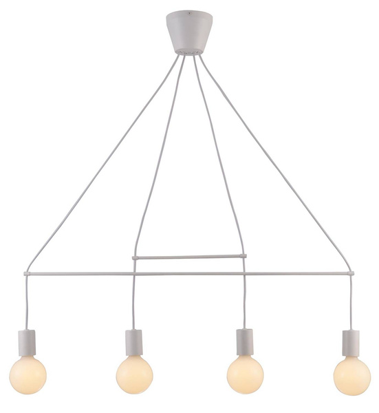 Lampa wisząca biała matowa 4x40W regulowana E27 Alto Candellux 34-70906