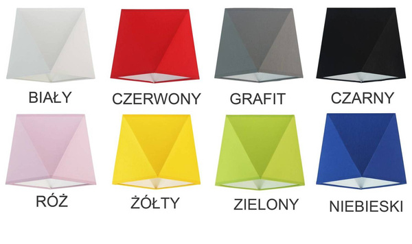 Lampa do pokoju dziecka kolorowa Diament 3