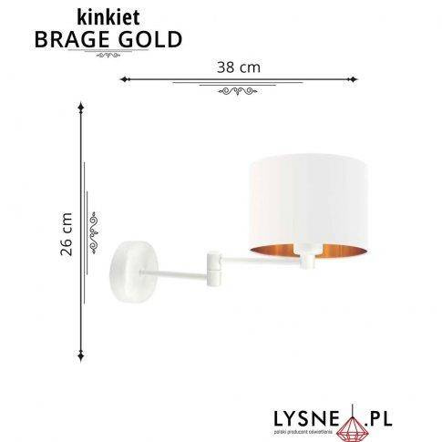 Kinkiet BRAGE GOLD