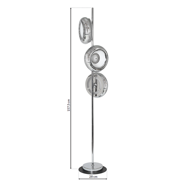 Lampa Podłogowa LED MERCURIO 3x