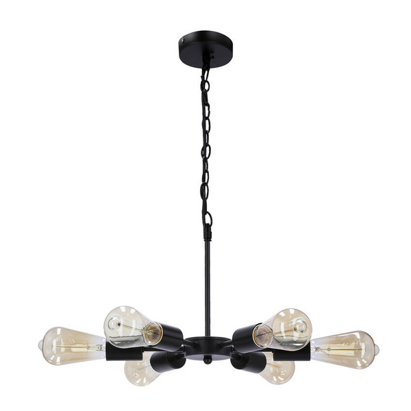 Sparta lampa wisząca czarny 6X60W E27 36-09395 
