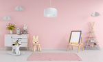 Lampa do pokoju dziewczynki biała Little Princess Welur 40 cm 